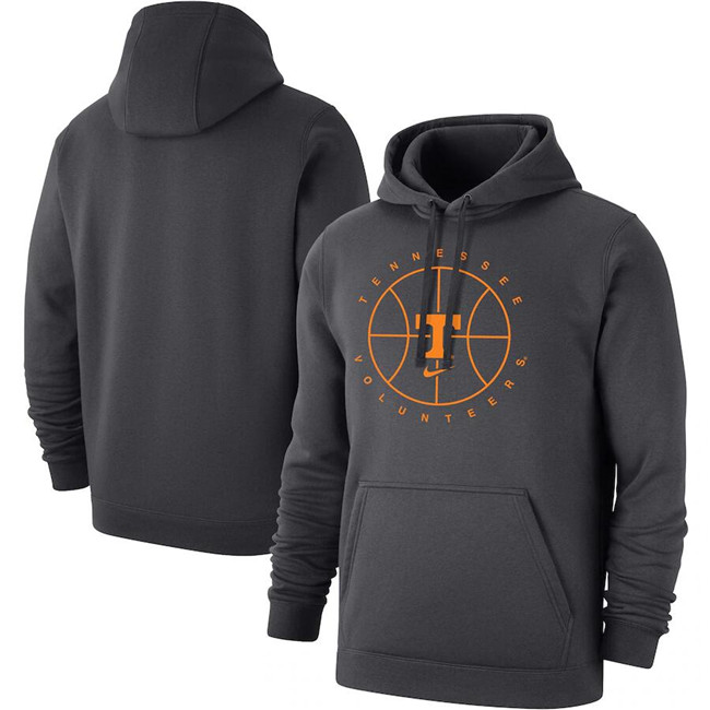 Men's Tennessee Volunteers Black Basketball Icon Club Fleece Pullover Hoodie Men's Tennessee Volunteers Black Basketball Icon Club Fleece Pullover Hoodie